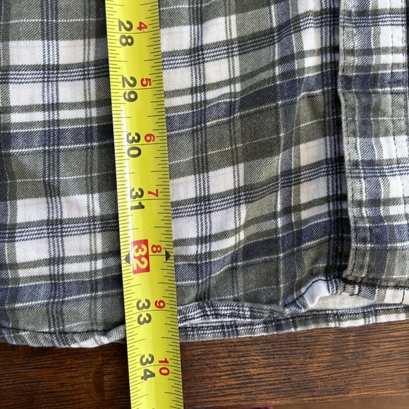 Dickies FR Flannel LS Shirt Mens 4X Green Plaid HRC 2 2112 Flame Resistant - Picture 7 of 8